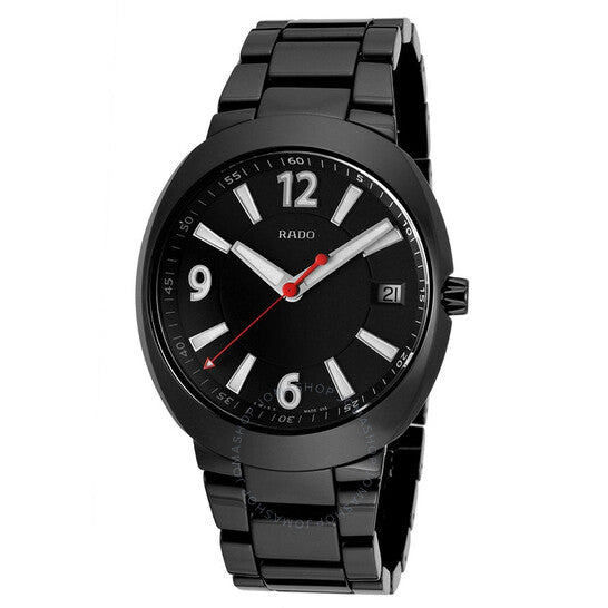 Rado, D-Star Black Dial Black Ceramic Men's Watch