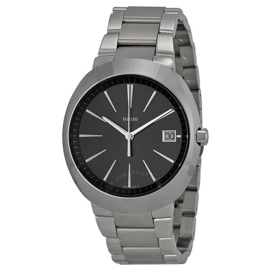 Rado, D Star Grey Dial Stainless Steel and Ceramos Bracelet Watch