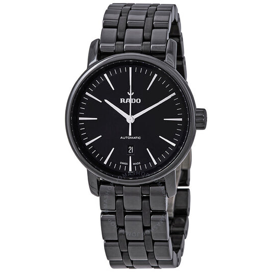 Rado, Diamaster Automatic Black Dial Ladies Watch