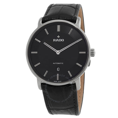 Rado, DiaMaster Automatic Black Dial Men's Watch