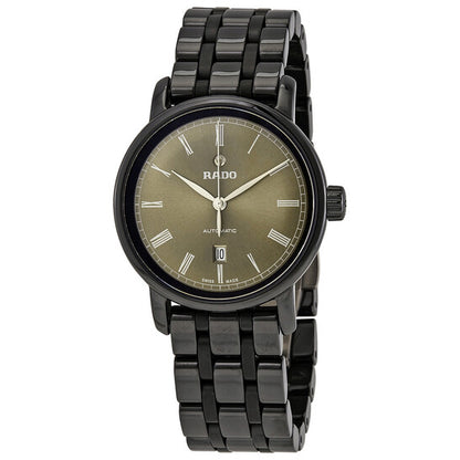 Rado, DiaMaster Automatic Olive Green Dial Ladies Watch