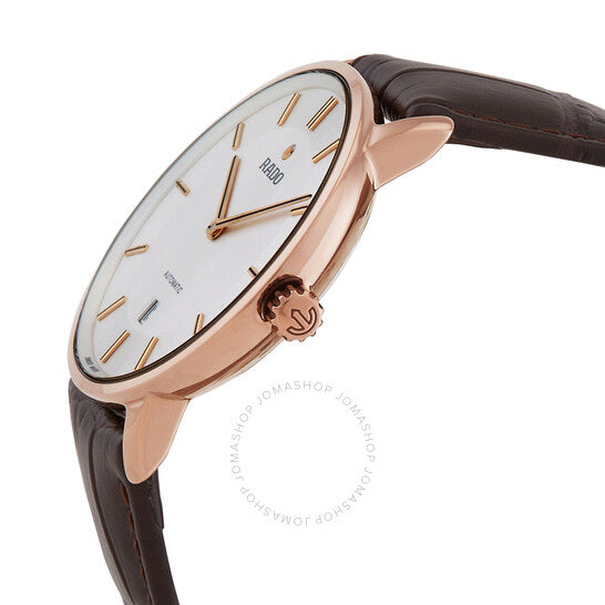 رادو، ساعة رجالية أوتوماتيكية بمينا فضية من دياماستر