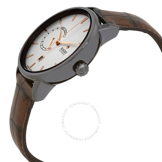 رادو، ساعة رجالية أوتوماتيكية بمينا فضية من دياماستر