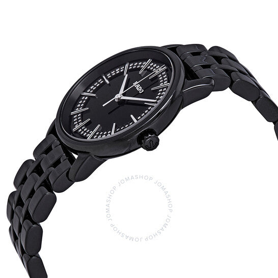 Rado, Diamaster Black Crystal Dial Ladies Watch