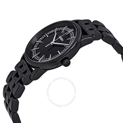 Rado, Diamaster Black Crystal Dial Ladies Watch