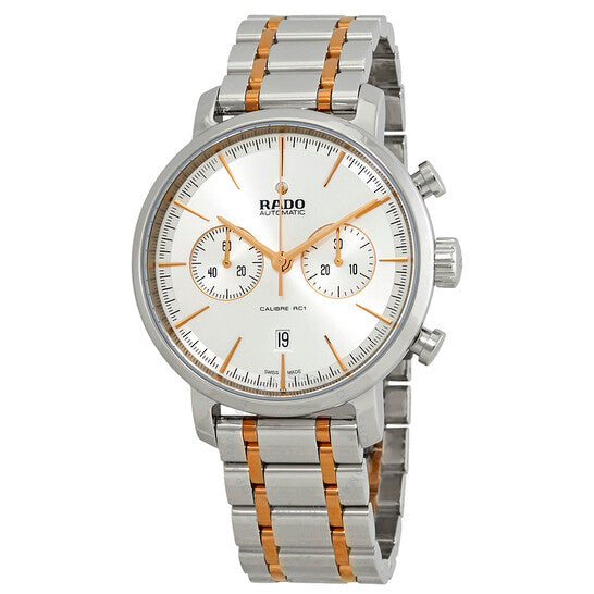 Rado, DiaMaster Chronograph Automatic Silver Dial Two-tone Men's Watch