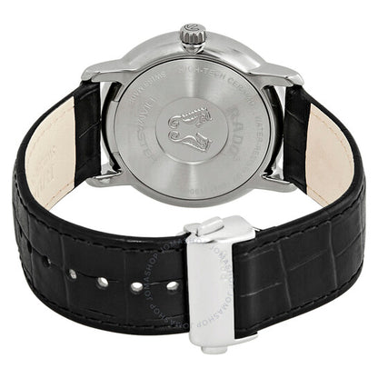 Rado, DiaMaster Quartz Black Dial Ceramic Men's Watch