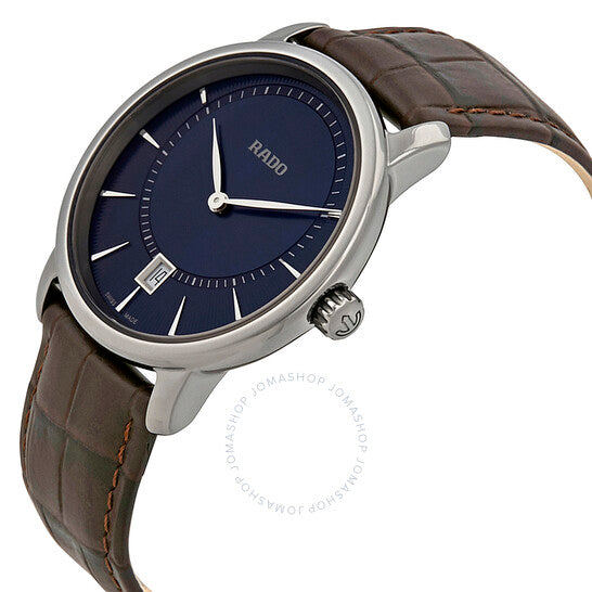 Rado, DiaMaster Quartz Blue Dial Ceramic Men's Watch
