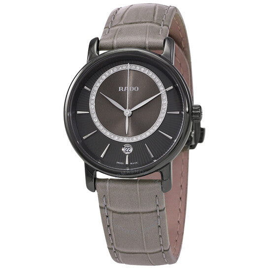 ساعة رادو دياماستر كوارتز بمينا خضراء للسيدات