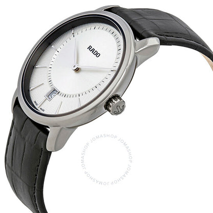 Rado, DiaMaster Quartz Silver Dial Ceramic Men's Watch