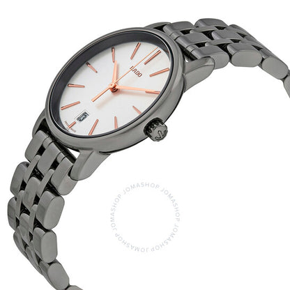Rado, DiaMaster Silver Dial Ladies Ceramic Watch