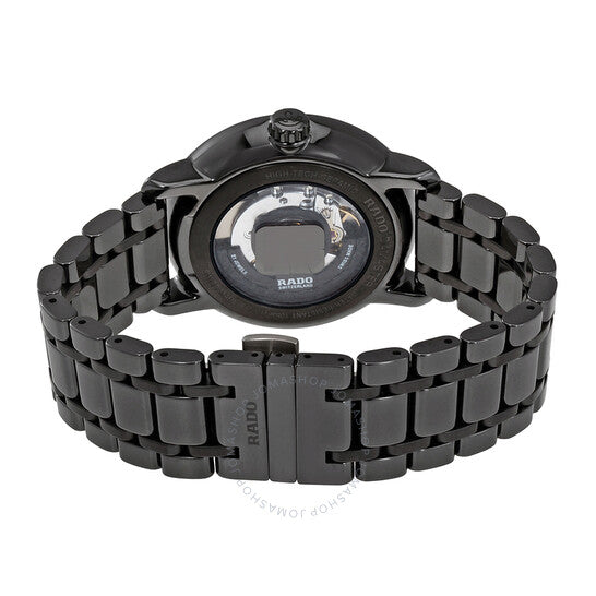 رادو، ساعة رجالية أوتوماتيكية DiaMaster XL بمينا أسود