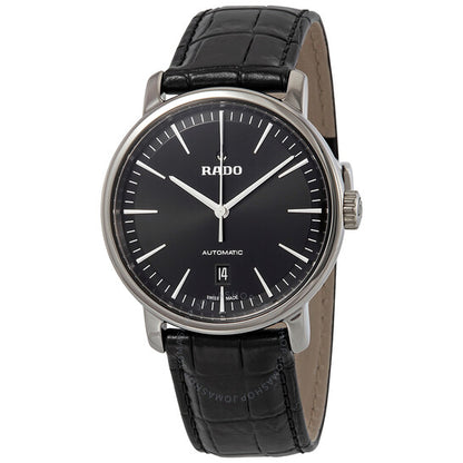 رادو، ساعة رجالية أوتوماتيكية ديا ماستر XL بمينا سوداء