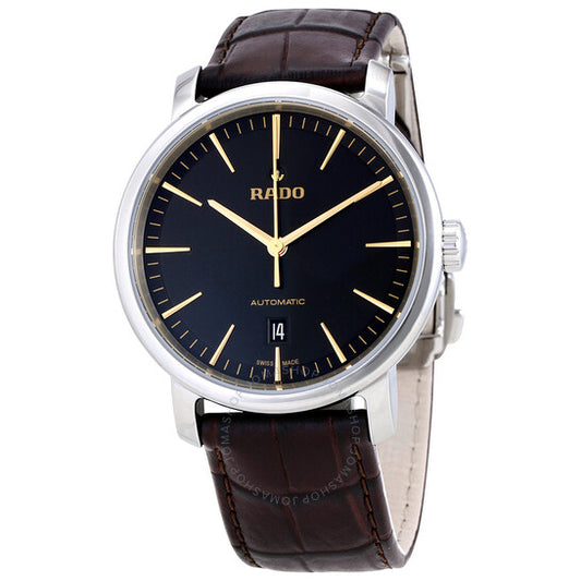 Rado, DiaMaster Automatic Black Dial Men's Watch