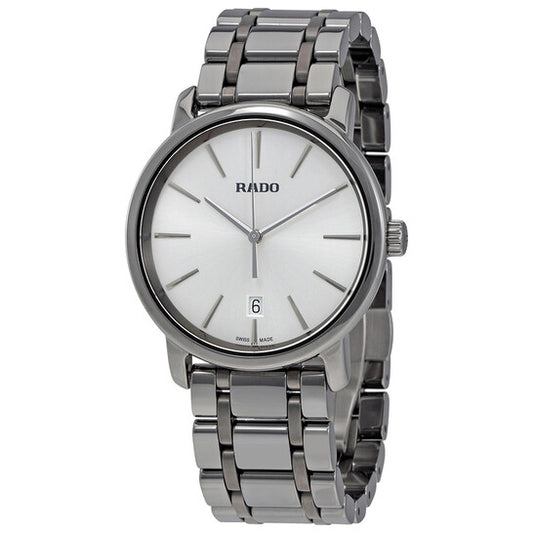 Rado, DiaMaster XL Silver Dial Men's Ceramic Watch