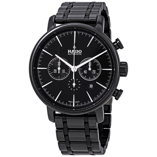 Rado, DiaMaster XXL Automatic Chronograph Black Dial Men's Watch