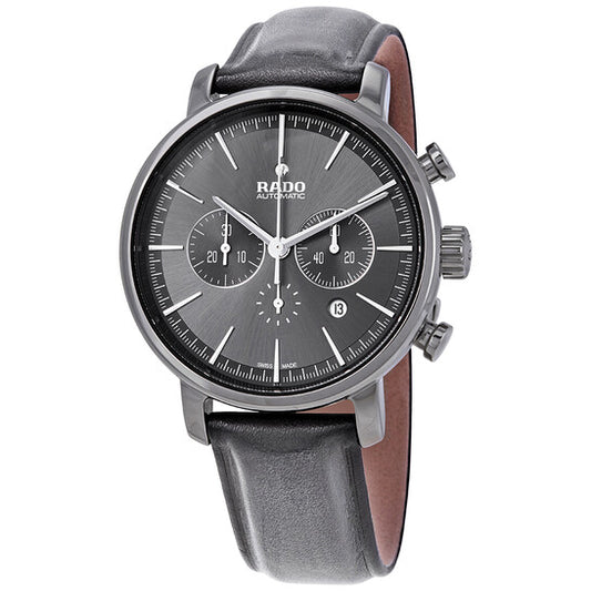 Rado, DiaMaster XXL Dark Grey Dial Automatic Men's Leather Watch