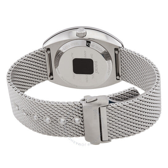 رادو، ساعة دياستار أوتوماتيكية للرجال بمينا فضي