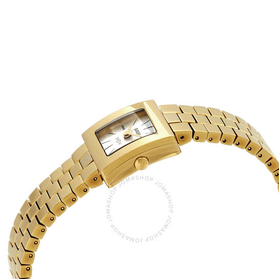 ساعة رادو دايستار كوارتز بمينا فضية للنساء