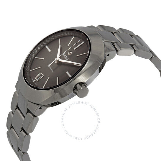 رادو، ساعة دي-ستار أوتوماتيكية للرجال بمينا رمادي