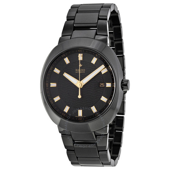 Rado, D-Star Black Dial Automatic Ceramic Men's Watch