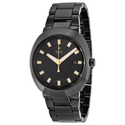 Rado, D-Star Black Dial Automatic Ceramic Men's Watch