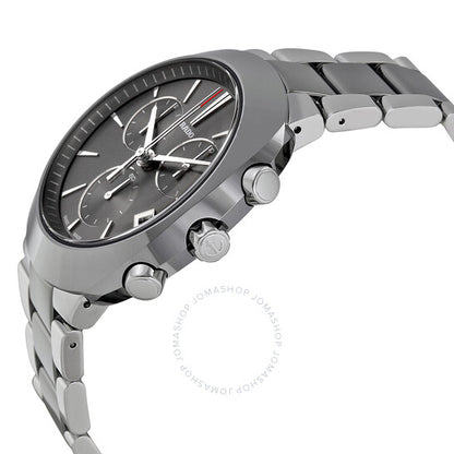 Rado, D-Star Chronograph Grey Dial Two-Tone Ceramic Men's Watch