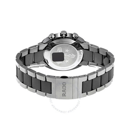Rado, D-Star Chronograph Grey Dial Two-Tone Ceramic Men's Watch