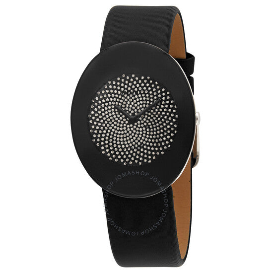 Rado, Esenza Quartz Diamond Pave Black Dial Ladies Watch