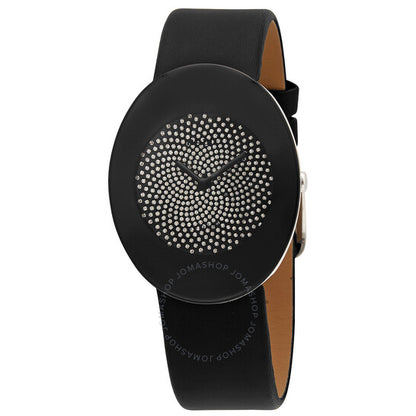 Rado, Esenza Quartz Diamond Pave Black Dial Ladies Watch