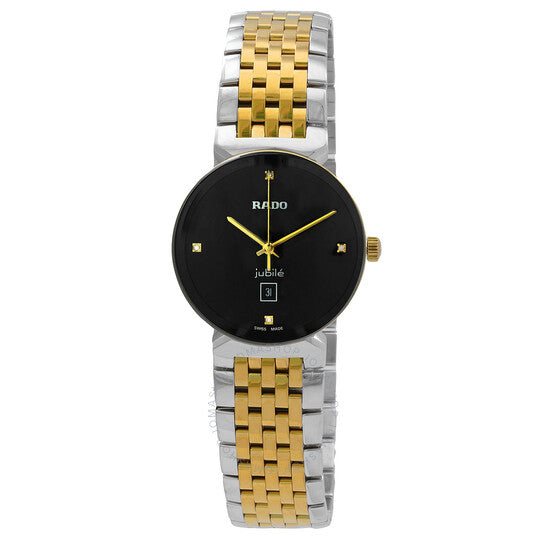 Rado, Florence Quartz Diamond Black Dial Ladies Watch