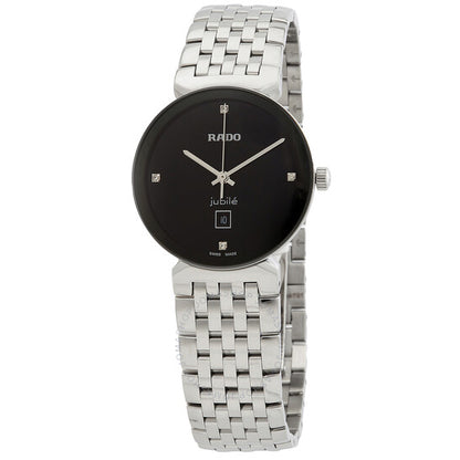 Rado, Florence Quartz Diamond Black Dial Ladies Watch