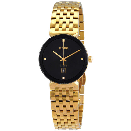Rado, Florence Quartz Diamond Black Dial Ladies Watch