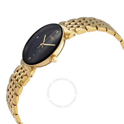 Rado, Florence Quartz Diamond Black Dial Ladies Watch
