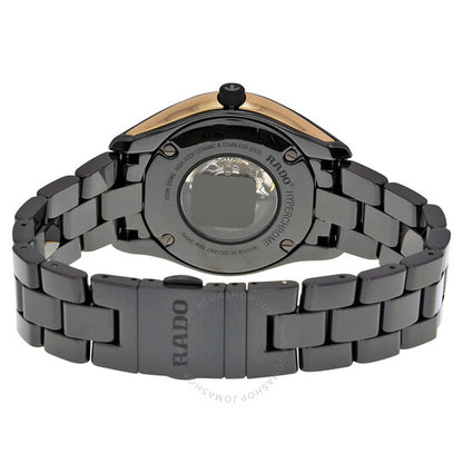 Rado, Hyperchrome Automatic Black Dial Black Ceramic Ladies Watch