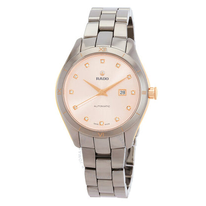 Rado, HyperChrome Automatic Diamond Rose Gold Dial Ladies Watch