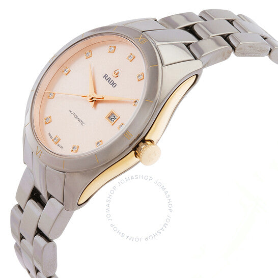 Rado, HyperChrome Automatic Diamond Rose Gold Dial Ladies Watch