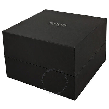 Rado, Hyperchrome Automatic Silver Dial Black Leather Men's Watch