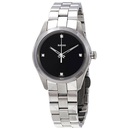 Rado, HyperChrome Black Dial Stainless Steel Ladies Watch