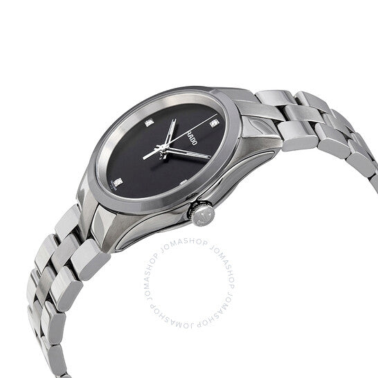 Rado, HyperChrome Black Dial Stainless Steel Ladies Watch