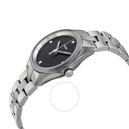 Rado, HyperChrome Black Dial Stainless Steel Ladies Watch