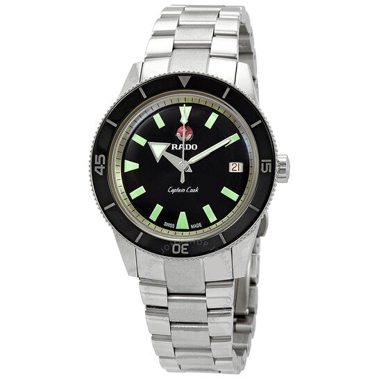 Rado, HyperChrome Captain Cook Automatic Black Dial Men's Watch
