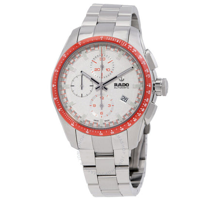 رادو، ساعة هايبركروم كرونوغراف أوتوماتيكية للرجال بمينا أبيض