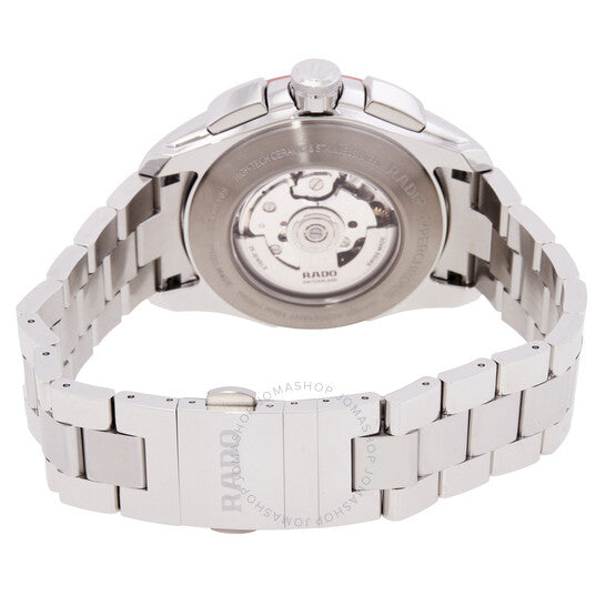 رادو، ساعة هايبركروم كرونوغراف أوتوماتيكية للرجال بمينا أبيض