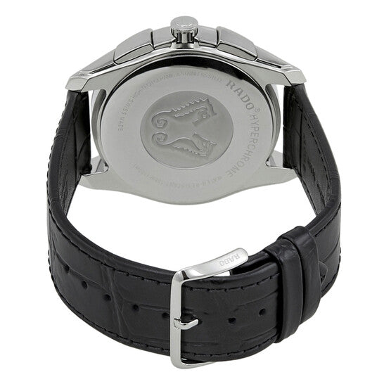 رادو، ساعة هايبر كروم كرونوغراف للرجال بمينا سوداء