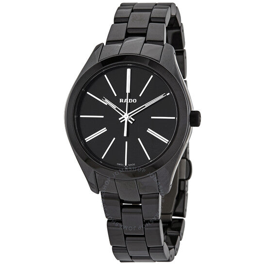 Rado, HyperChrome Quartz Black Dial Ladies Watch