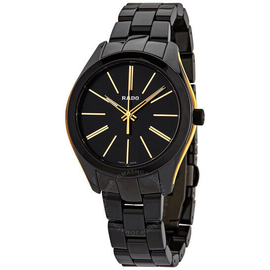 Rado, HyperChrome Quartz Black Dial Ladies Watch