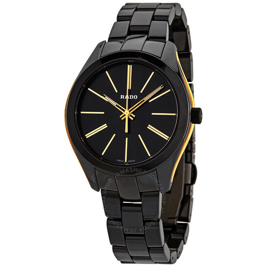 Rado, HyperChrome Quartz Black Dial Ladies Watch