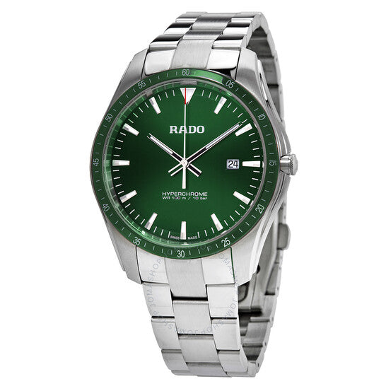 Rado, Hyperchrome Quartz Green Dial Stainless Steel Men's Watch