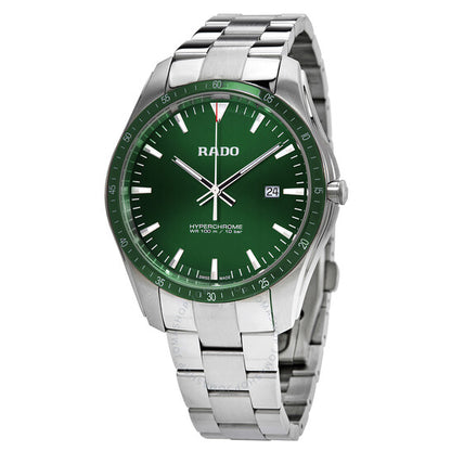 Rado, Hyperchrome Quartz Green Dial Stainless Steel Men's Watch
